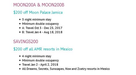 Moon palace coupon code  Sales 15